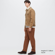 Вельветовая куртка UNIQLO 1159780438 (Коричневый, XL)