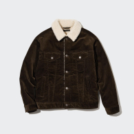 Вельветовая куртка UNIQLO 1159781220 (Коричневый, XL)