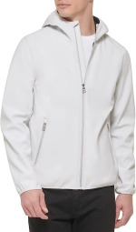 Мужская куртка GUESS на молнии Softshell 1159782996 (Белый, L)