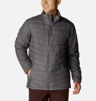 Мужская водостойкая куртка Columbia с технологией Omni-Heat 1159786646 (Серый, M)