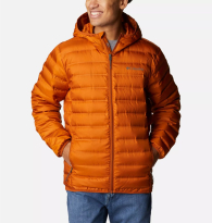 Мужская водостойкая куртка с капюшоном Columbia 1159786659 (Оранжевый, M)