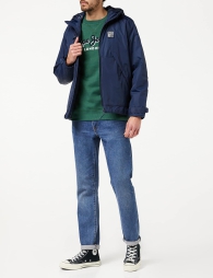 Мужская куртка Pepe Jeans с капюшоном 1159793768 (Синий, XL)