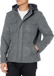 Мужская куртка Levi's с капюшоном 1159795409 (Серый, XL)
