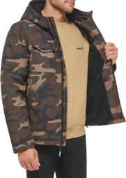 Мужская куртка Levi's с подкладкой из шерпы 1159797094 (Камуфляж, XS)