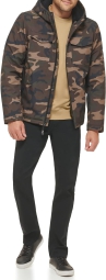 Чоловіча куртка Levi's з підкладкою із шерпи 1159797086 (Камуфляж, L)