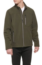 Мужская куртка GUESS Softshell на молнии 1159798054 (Зеленый, M)