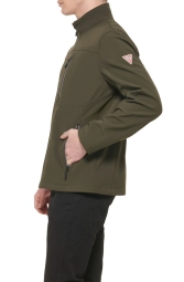Мужская куртка GUESS Softshell на молнии 1159798055 (Зеленый, L)