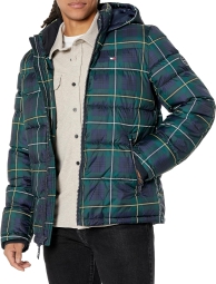 Чоловіча куртка Tommy Hilfiger з капюшоном 1159799534 (Зелений, L)
