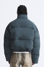 Чоловіча стьобана куртка ZARA 1159800112 (Сірий, XL)