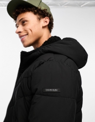 Теплая мужская куртка Calvin Klein Sorona 1159800500 (Черный, XL)
