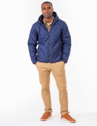 Чоловіча куртка U.S. Polo Assn. 1159801685 (Білий/синій, L)