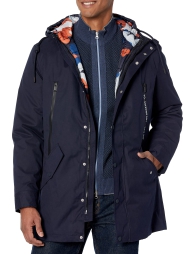 Мужская двусторонняя куртка Guess 1159803964 (Синий/Камуфляж, XL)