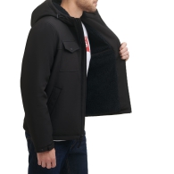 Мужская куртка Soft Shell Levi's на подкладке из искусственной овчины 1159804587 (Черный, M)