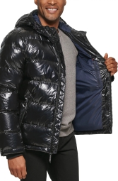 Мужская глянцевая куртка-пуховик Tommy Hilfiger 1159804354 (Черный, S)