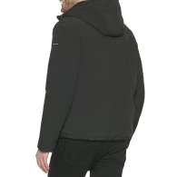 Теплая мужская куртка Calvin Klein с подкладкой из меха 1159804380 (Черный, XL)
