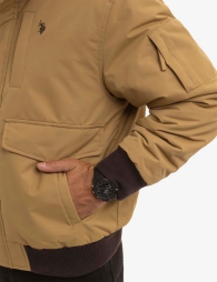 Мужская куртка U.S. Polo Assn 1159804503 (Коричневый, L)