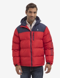 Мужская куртка U.S. Polo Assn 1159807108 (Красный/Синий, S)