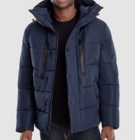 Мужская теплая куртка-пуховик Michael Kors 1159809193 (Синий, XXL)