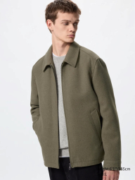 Куртка UNIQLO на блискавці 1159830909 (Хакі M)