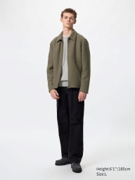 Куртка UNIQLO на блискавці 1159830909 (Хакі M)