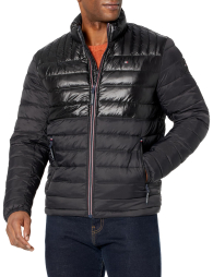 Мужская куртка Tommy Hilfiger на молнии 1159834311 (Черный XXL)