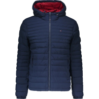 Мужская ультралегкая куртка с капюшоном Tommy Hilfiger на молнии 1159834784 (Синий XXL)
