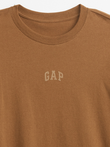 Мужской лонгслив GAP с логотипом 1159771924 (Коричневый, L)