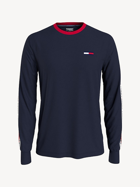 Лонгслив мужской Tommy Hilfiger кофта с логотипом 1159779686 (Синий, L)