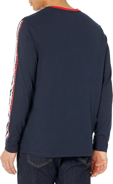 Лонгслив мужской Tommy Hilfiger кофта с логотипом 1159779686 (Синий, L)