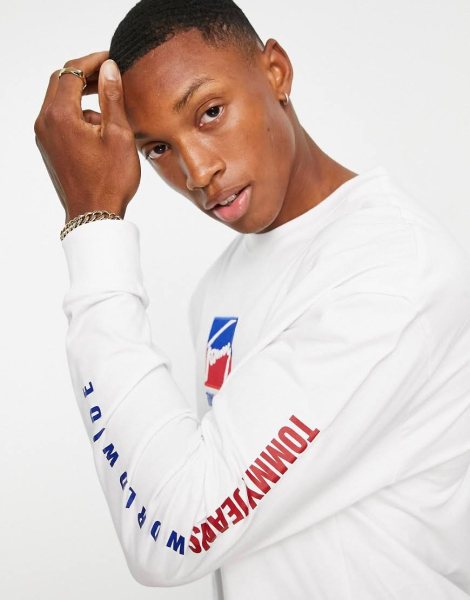 Лонгслів чоловічий Tommy Hilfiger з логотипом оригінал