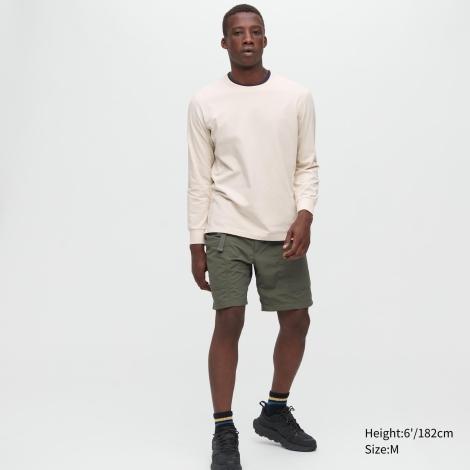 Лонгслив UNIQLO с технологией AIRism 1159785855 (Бежевый, 3XL)