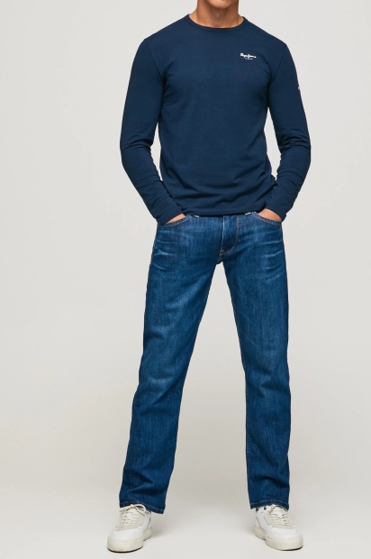 Чоловічий лонгслів Pepe Jeans London кофта з логотипом оригінал XL