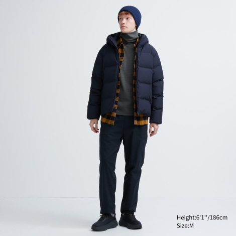 Мужской лонгслив UNIQLO водолазка с технологией HEATTECH 1159796155 (Серый, L)