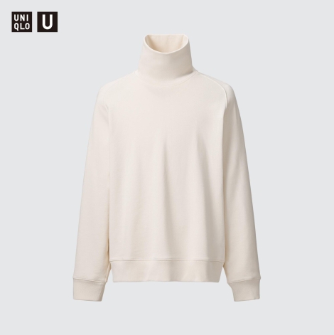 М'який лонгслів UNIQLO водолазка 1159801814 (Білий, XXXL)