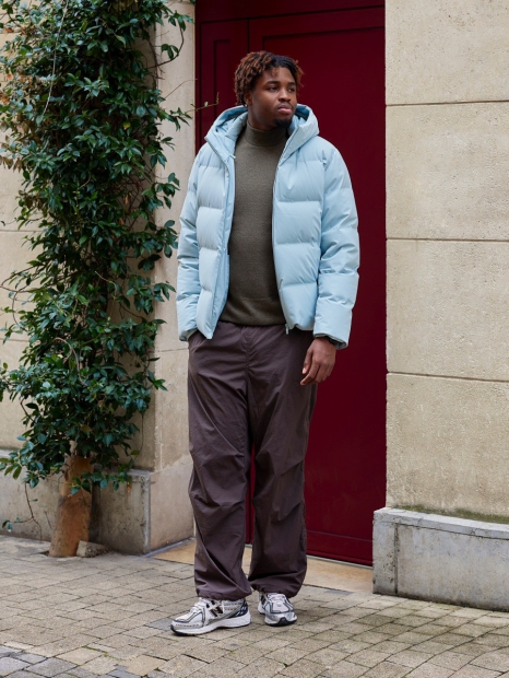 Мужской флисовый лонгслив UNIQLO водолазка 1159824762 (Зеленый M)