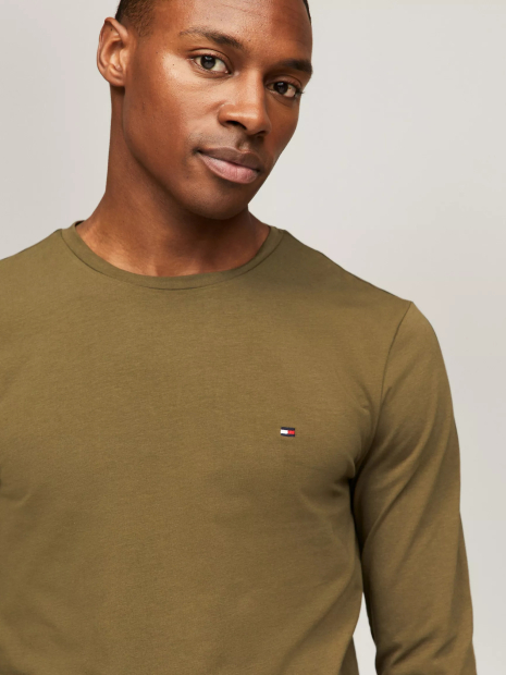 Лонгслив мужской Tommy Hilfiger 1159833295 (Зеленый XXL)
