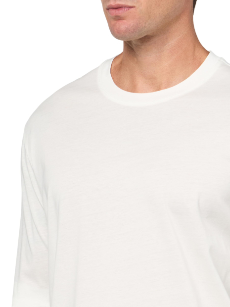 Базовый лонгслив Armani Exchange 1159834936 (Молочный L)