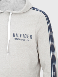 Мужской лонгслив Tommy Hilfiger с капюшоном 1159775718 (Серый, L)