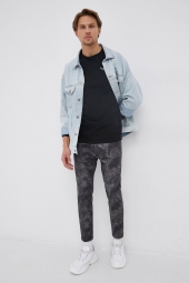Мужской лонгслив Pepe Jeans London кофта с логотипом 1159809448 (Черный, XXL)