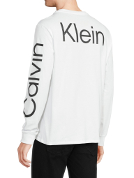 Мужской лонгслив Calvin Klein кофта 1159787720 (Белый, XL)