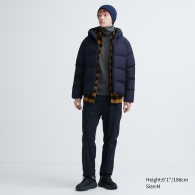 Мужской лонгслив UNIQLO водолазка с технологией HEATTECH 1159795413 (Серый, M)