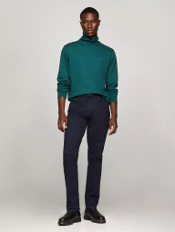 Мужской лонгслив Tommy Hilfiger водолазка 1159832913 (Зеленый XXL)
