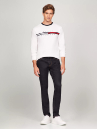 Лонгслив мужской Tommy Hilfiger кофта с логотипом 1159833177 (Белый XXL)