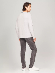Лонгслив мужской Tommy Hilfiger кофта с логотипом 1159833178 (Серый XXL)