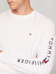 Лонгслив мужской Tommy Hilfiger кофта с логотипом 1159833286 (Белый XXL)