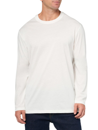 Базовий лонгслів Armani Exchange 1159834936 (Молочний L)