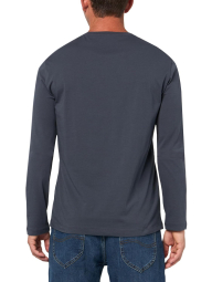 Базовый лонгслив Armani Exchange с логотипом 1159836149 (Синий XL)
