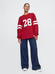 Чоловічий лонгслів Gap × Disney 1159837121 (Червоний M)