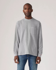 Мужской лонгслив Levi's с логотипом 1159837844 (Серый XL)