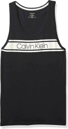 Мужская майка Calvin Klein с логотипом 1159782558 (Черный, M)